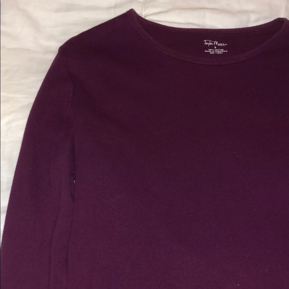 dark purple long sleeve - Picture 2 of 2